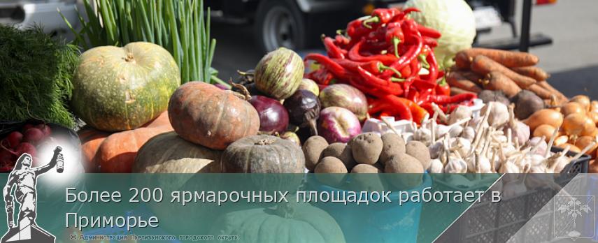 Более 200 ярмарочных площадок работает в Приморье | Администрация муниципального округа город Партизанск Приморского края Официальный сайт