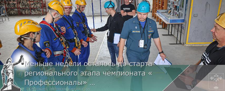Меньше недели осталось до старта регионального этапа чемпионата «Профессионалы» в Приморье | Администрация муниципального округа город Партизанск Приморского края Официальный сайт Меньше недели осталось до старта регионального этапа чемпионата «Профессионалы» в Приморье | Администрация муниципального округа город Партизанск Приморского края Официальный сайт